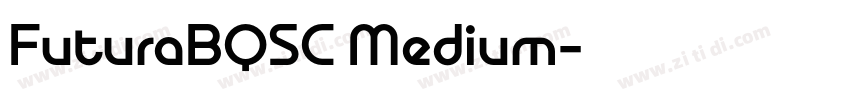 FuturaBQSC Medium字体转换
